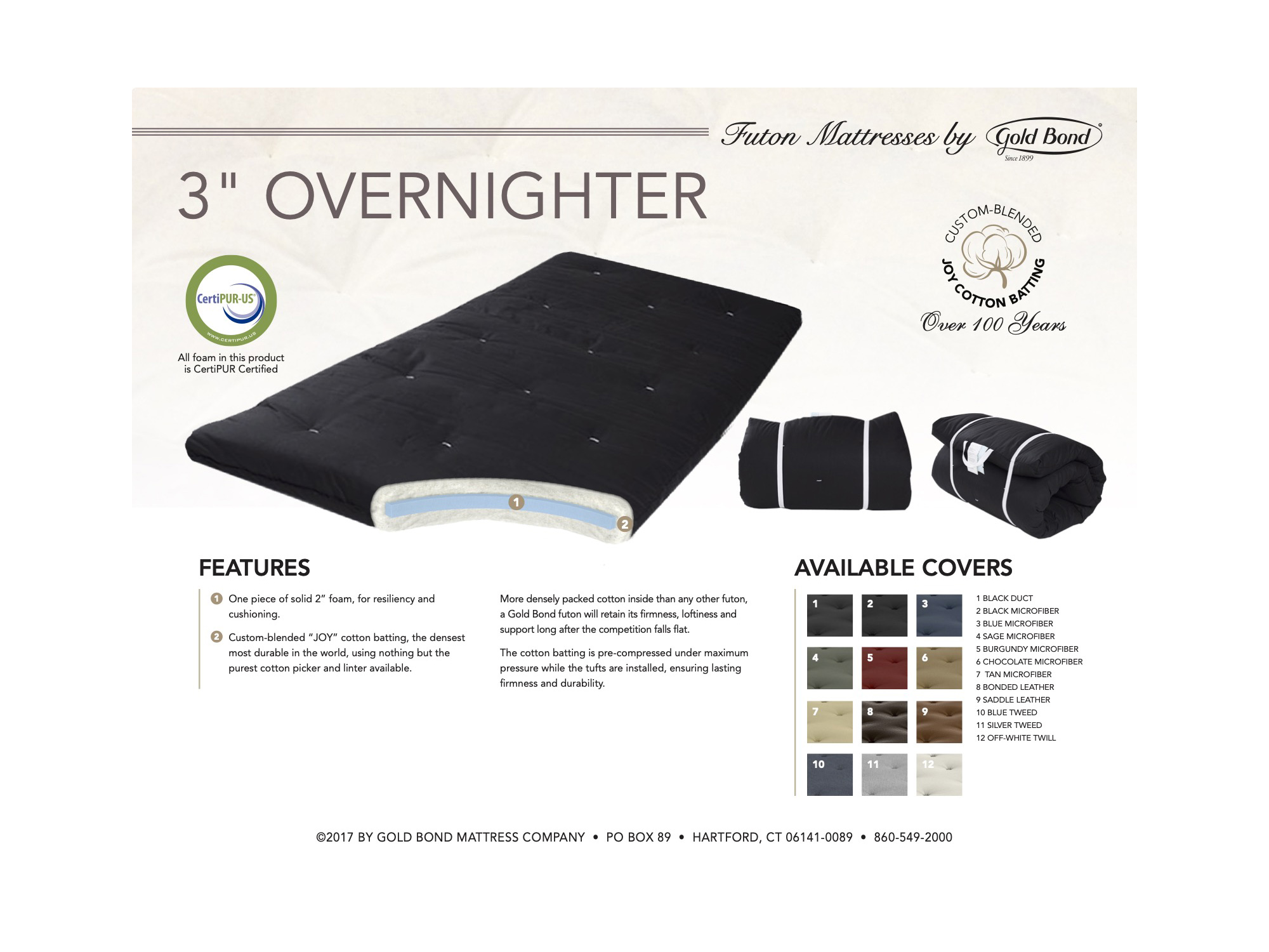 3 overnighter futon