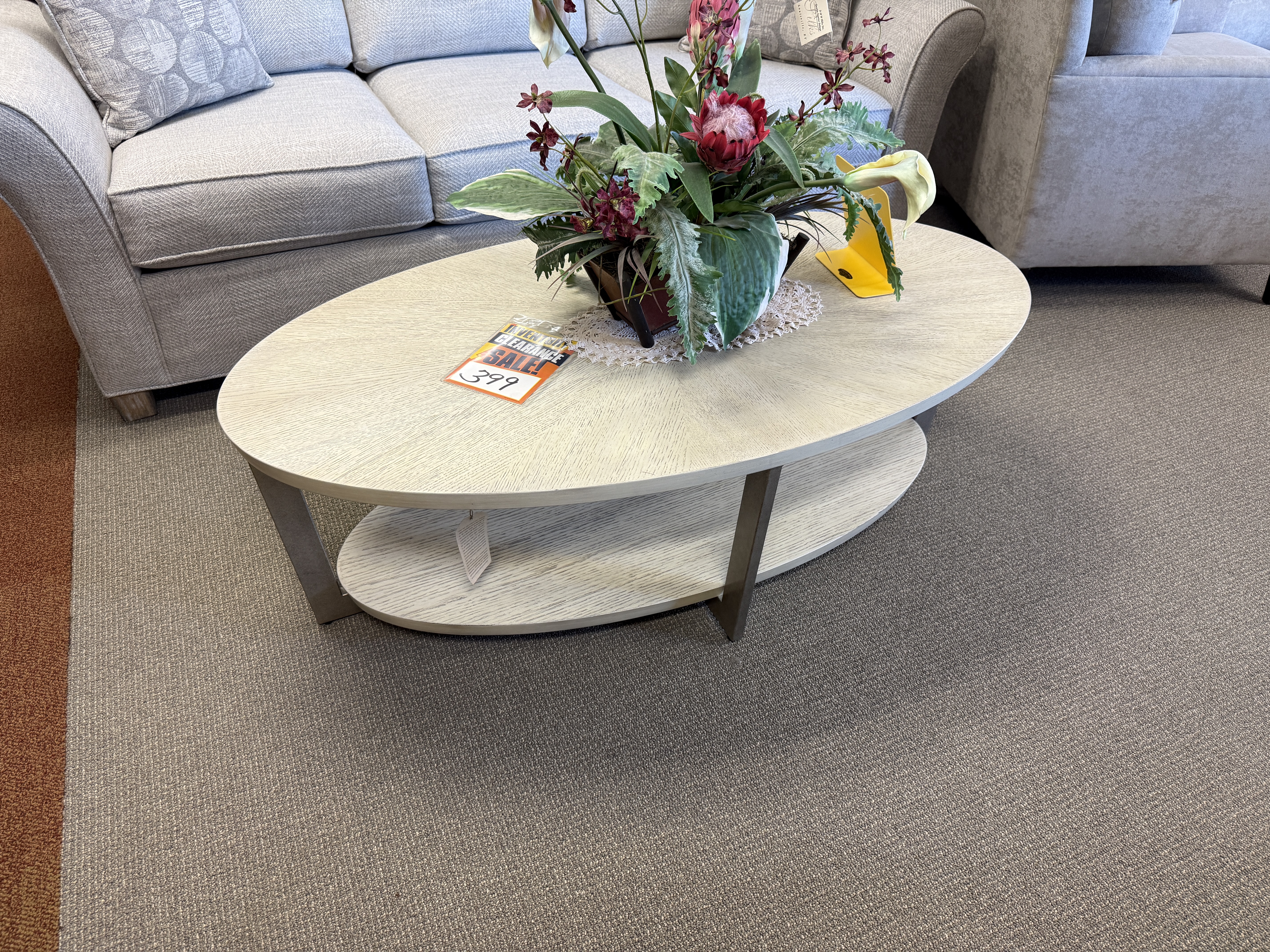 Pashmina Oval Coffee