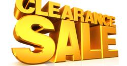 clearance sale