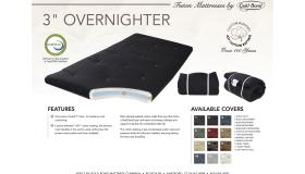 3 overnighter futon