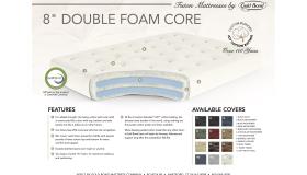 8 double foam futon