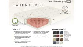 feather touch 1 futon